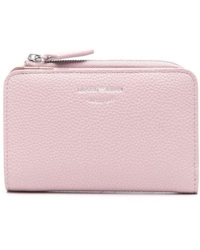 Emporio Armani Zipped Card Case - Pink