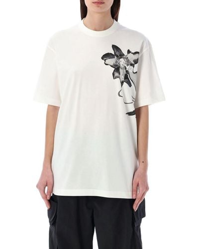 Y-3 Graphic Print T-Shirt - White