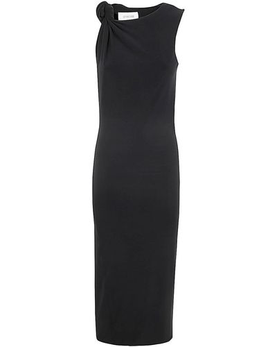 Sportmax Nuble Jersey Mini Dress - Black