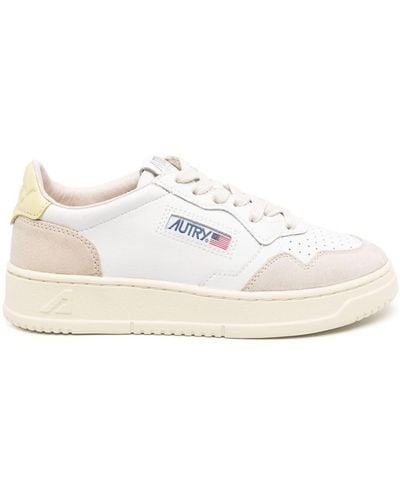 Autry Low-Top Lace-Up Sneakers - White