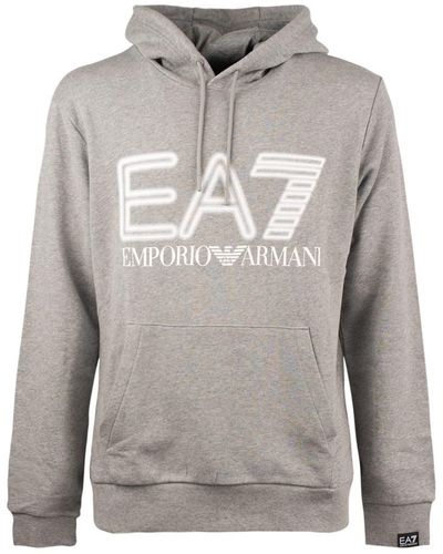 EA7 Logo Series Hoodie - Grey