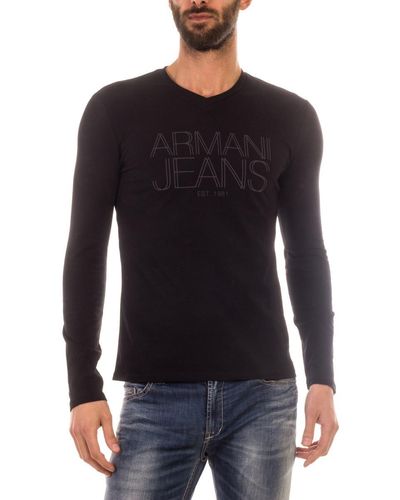 Armani Jeans Aj Topwear - Black