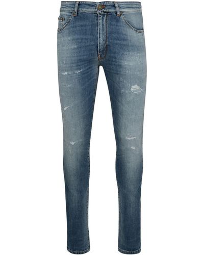 Pt05 Blue Cotton Jeans