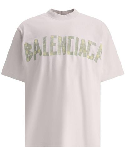 Balenciaga Wtape Type Medium Fit" T-shirt - White