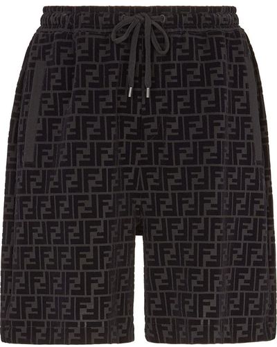 Fendi Bermuda Logo - Black