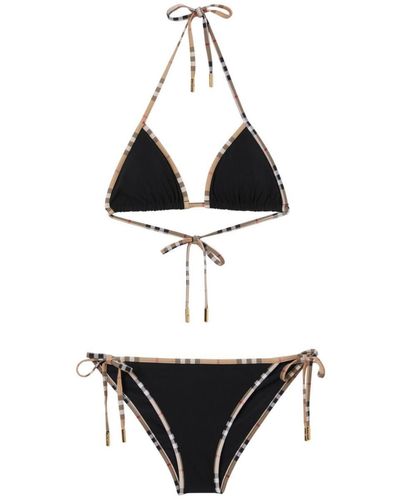 Burberry Triangle Bikini Set - White
