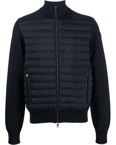 Moncler Tricot Cardigan Clothing - Blue