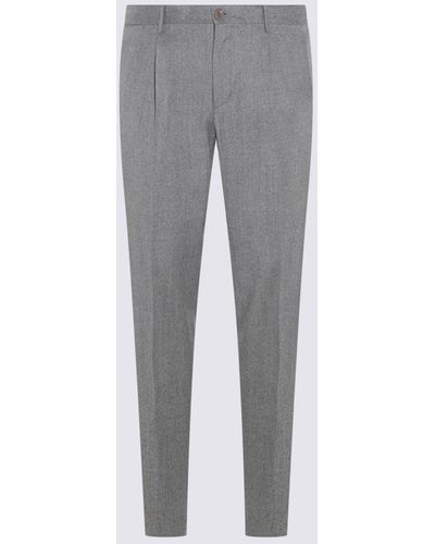 Incotex Light Wool Pants - Grey