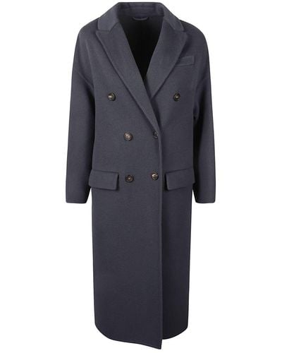 Brunello Cucinelli Coats - Grey