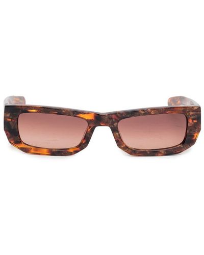 FLATLIST EYEWEAR Bricktop Sunglasses In Fancy Tortoise - Pink