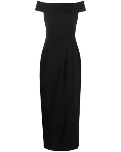 Lauren by Ralph Lauren Off-the-shoulder Maxi Dress - Black