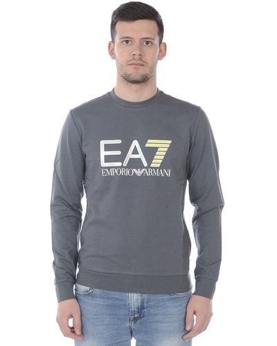 EA7 Emporio Armani Ea7 Sweatshirt Hoodie - Blue