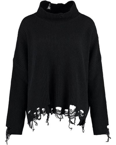 Pinko Chitone Turtleneck Sweater - Black