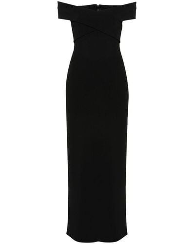 Solace London The Ines Maxi Dress - Black