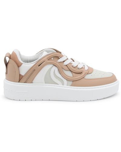 Stella McCartney Leather S-Wave Sneakers - Pink