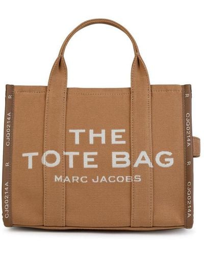 Marc Jacobs Medium 'Tote Bag' Camel Jacquard Bag - Brown