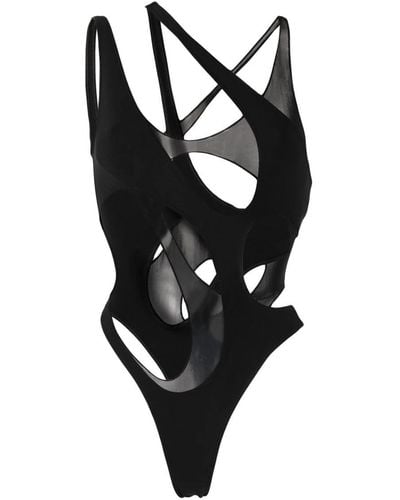 Mugler Cut-out One-piece Swimsuit - Black