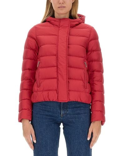 Colmar Jacket With Logo - Red