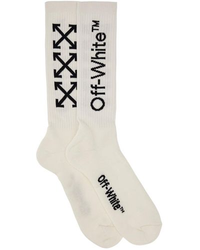 Off-White c/o Virgil Abloh Arrow Mid-length Socks - White