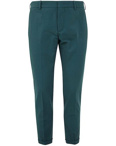 PT01 Flat Front Pants With Ergonomic Pockets Clothing - Green