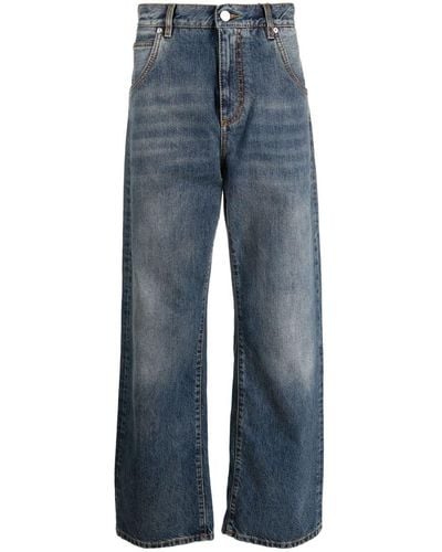 Etro Easy Fit Denim Cotton Jeans - Blue