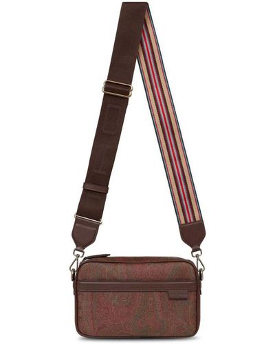 Etro Croosbody Camer Case Bags - Brown