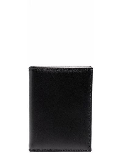 Comme des Garçons Bi-fold Leather Wallet - Black