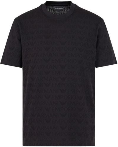 Emporio Armani T-Shirts & Tops - Black