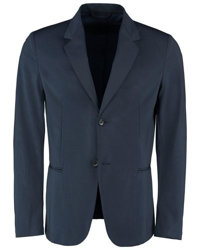 Hydrogen Single-breasted Two Button Jacket - Blue