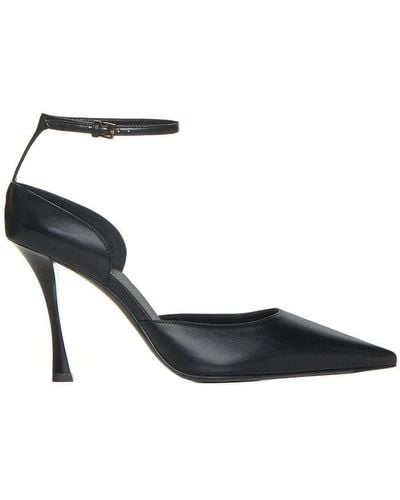 Givenchy Show Leather Pumps With Stockings - White