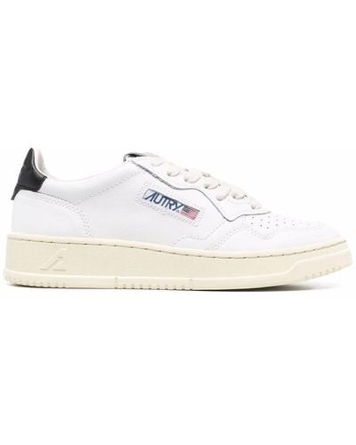 Autry Women Medalist Low Trainers - White