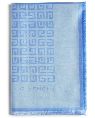 Givenchy Silk Scarfs - Blue