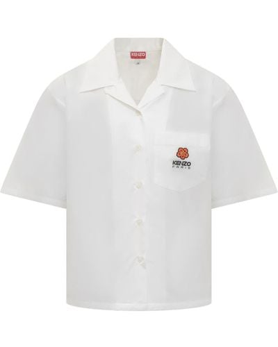KENZO Hawaii Boke Shirt - White