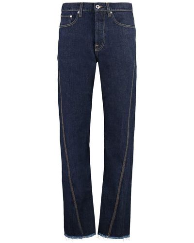 Lanvin 5-pocket Straight-leg Jeans - Blue