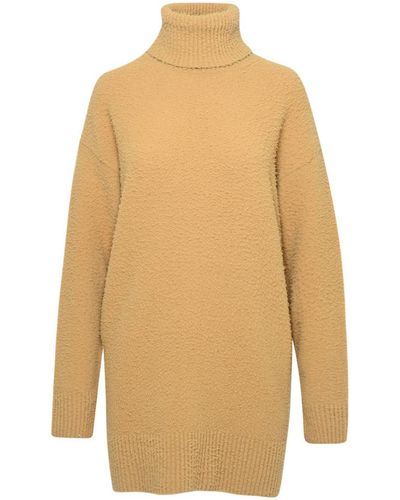 Sportmax Wool And Angora Unghia Sweater - Natural