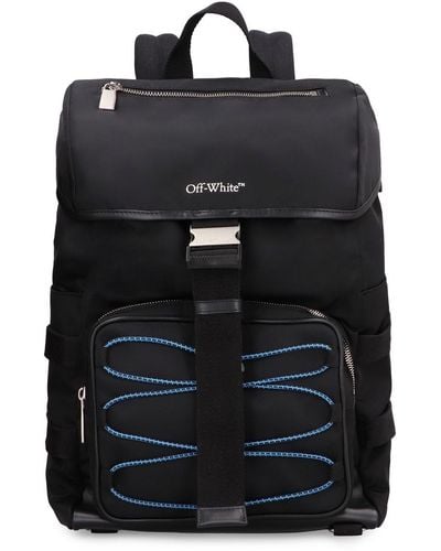 Off-White c/o Virgil Abloh Logo Detail Nylon Backpack - Black