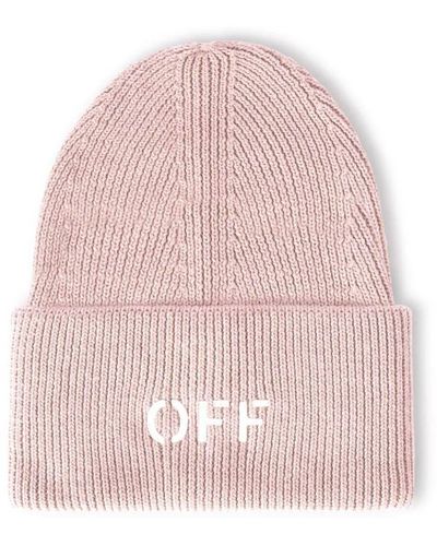 Off-White c/o Virgil Abloh Off Stamp Loose Beanie - Pink