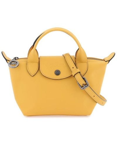 Longchamp Le Pliage Xtra Xs Handbag - Yellow