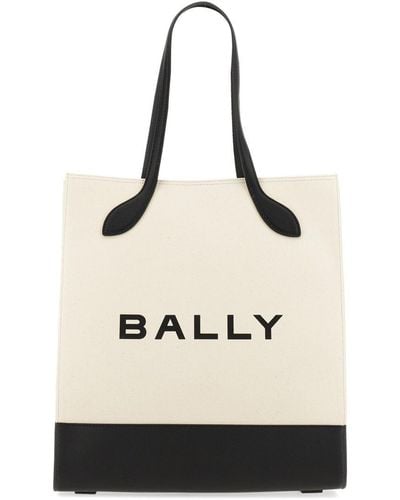 Bally Tote Bag Bar Keep On - Natural