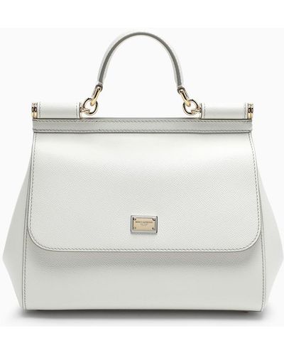 Dolce & Gabbana Dolce&gabbana Sicily Medium Handbag - White