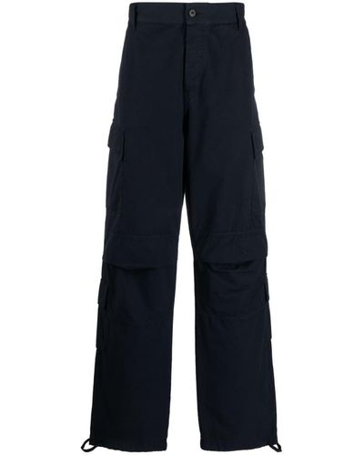 DARKPARK Cargo Cotton Trousers - Blue