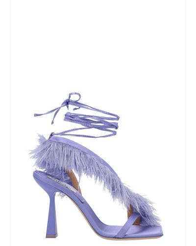 Sebastian Milano Ebastian 'feather Wrap' Sandals - Blue