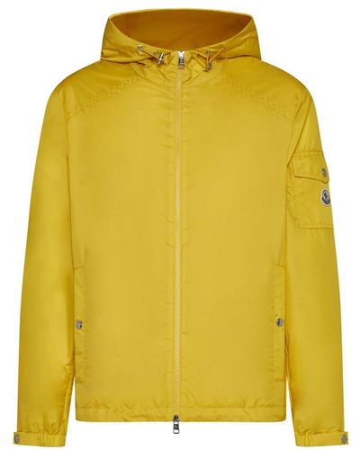 Moncler Coats - Yellow