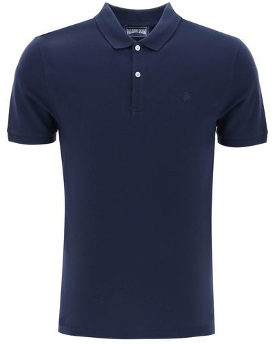 Vilebrequin Regular Fit Cotton Polo Shirt - Blue
