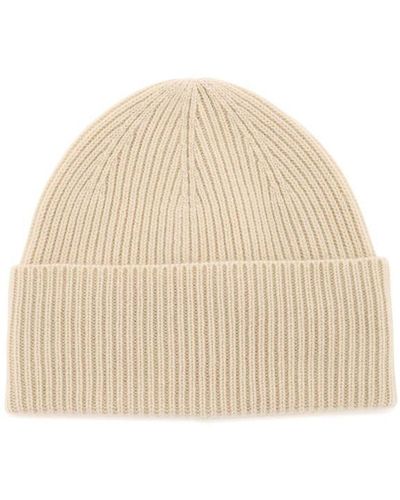 Totême Boucle Knit Beanie in Natural
