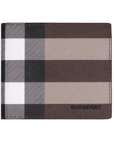 Burberry Flap-over Wallet - Grey