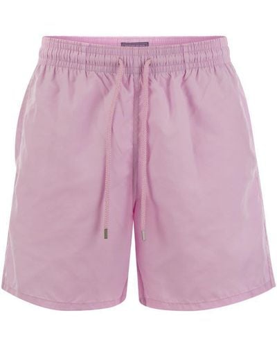Vilebrequin Plain-Coloured Beach Shorts - Pink