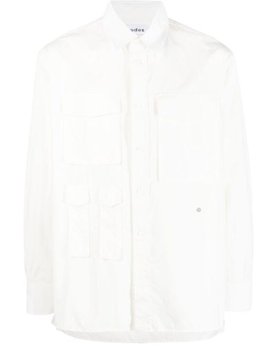 Etudes Studio Long Sleeve Cotton Shirt - White
