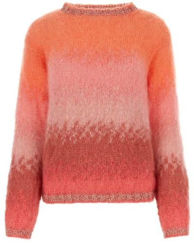 Rose Carmine Knitwear - Pink