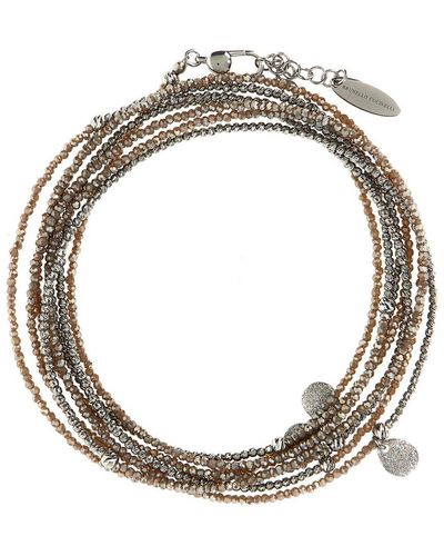 Brunello Cucinelli Glass Beads Bracelet - Metallic